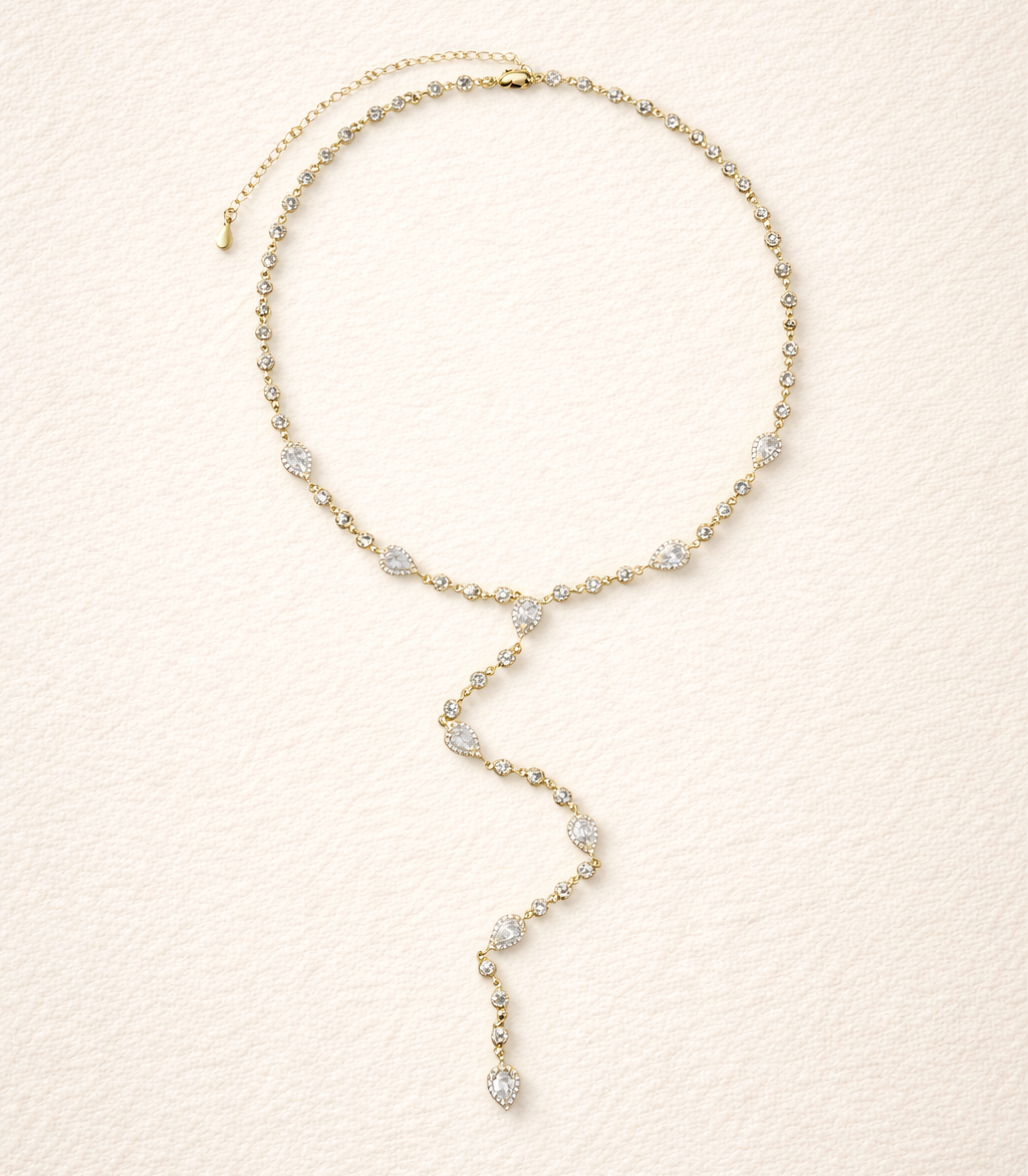 SAHARA lariat necklace