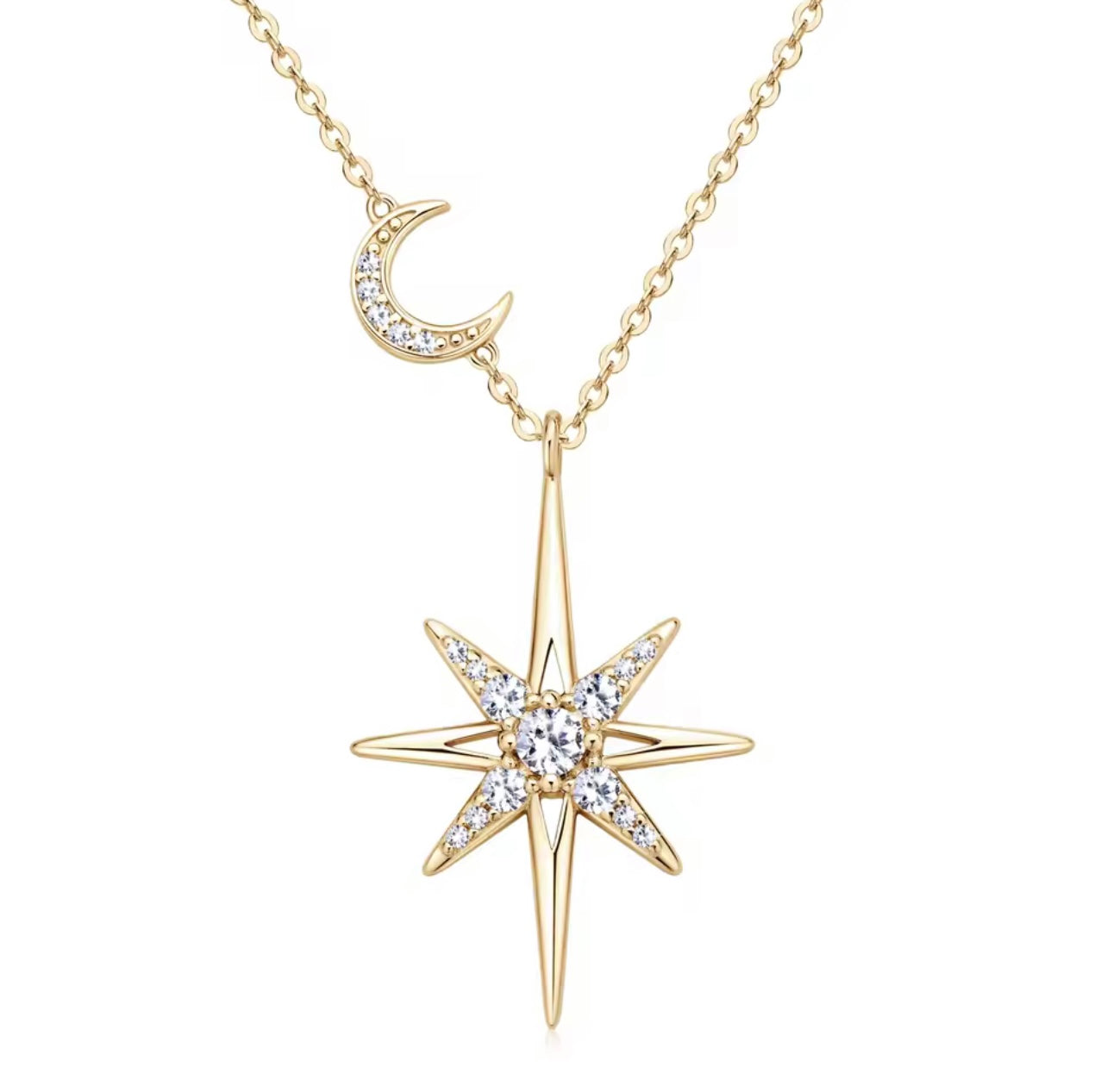CELESTE star pendant necklace (semi-fine)