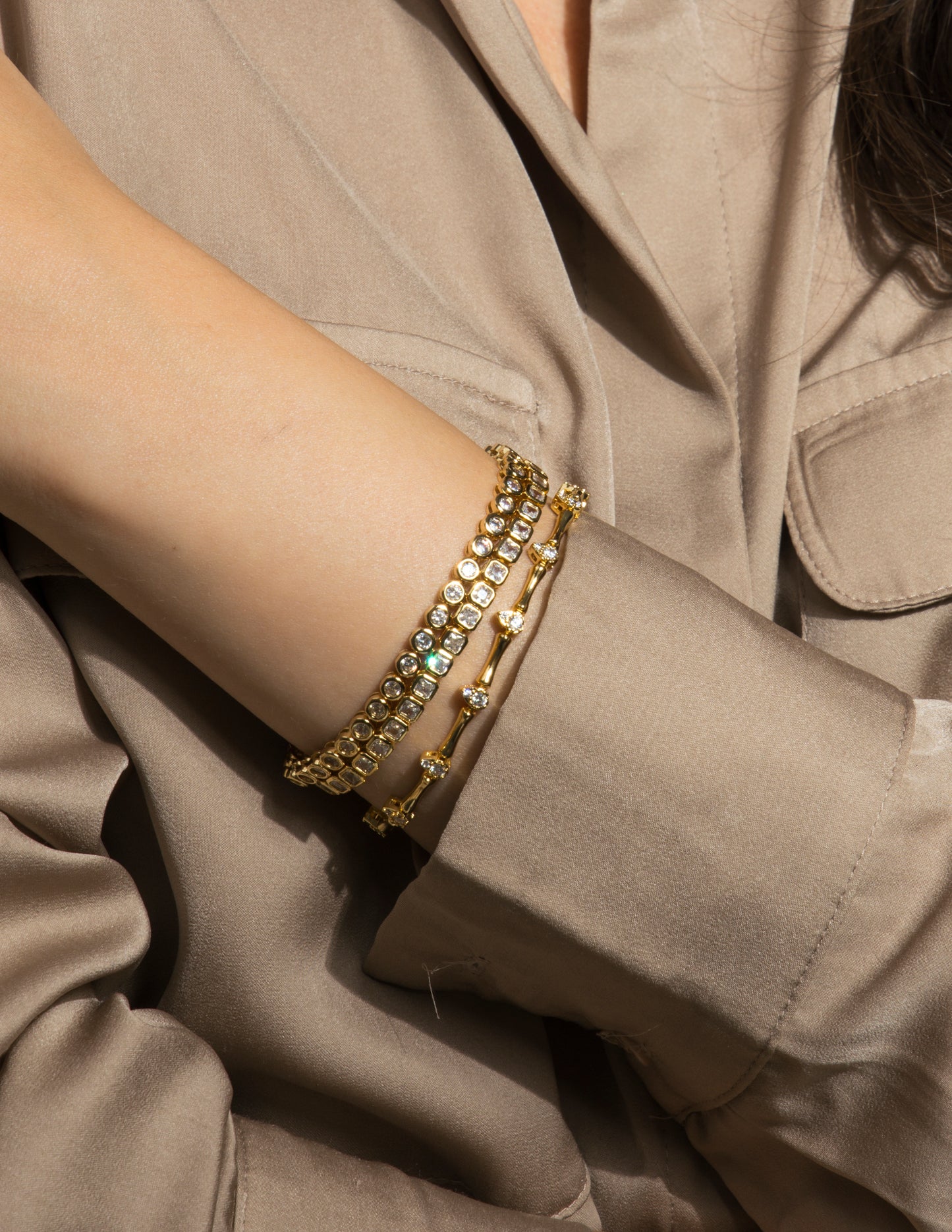 ROUND tennis bracelet