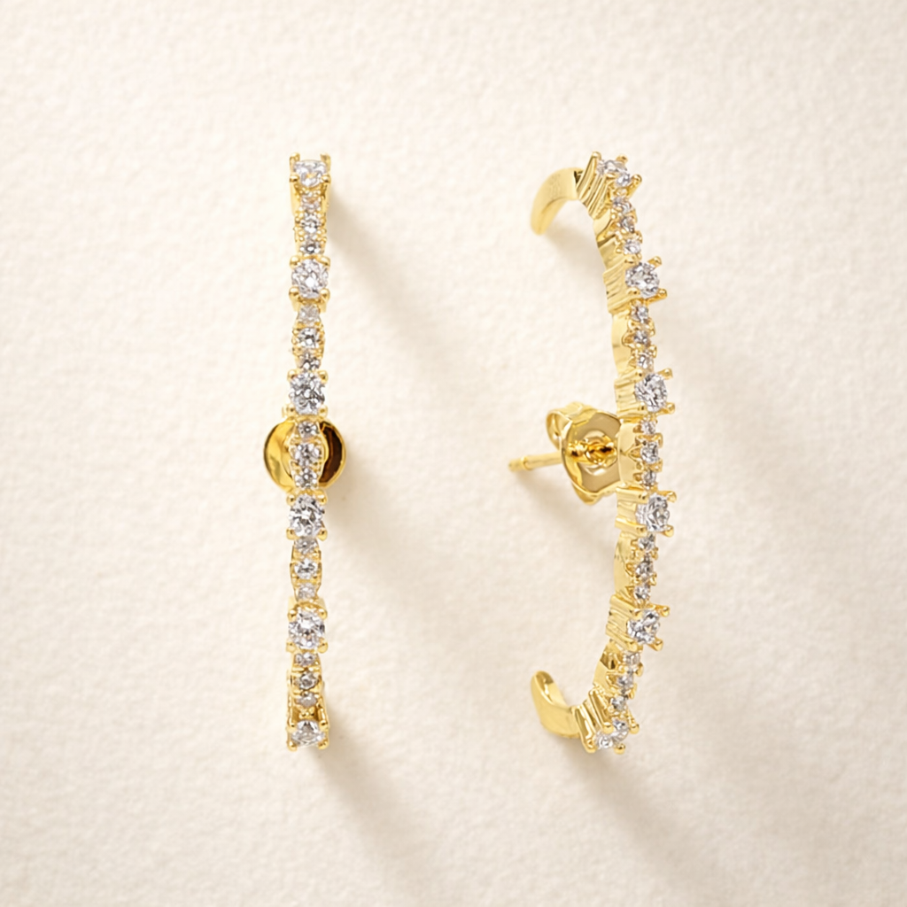 LUXE cuff earrings