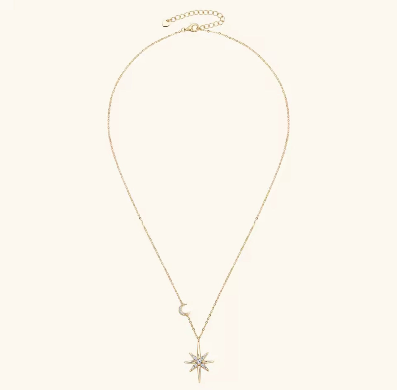 CELESTE star pendant necklace (semi-fine)