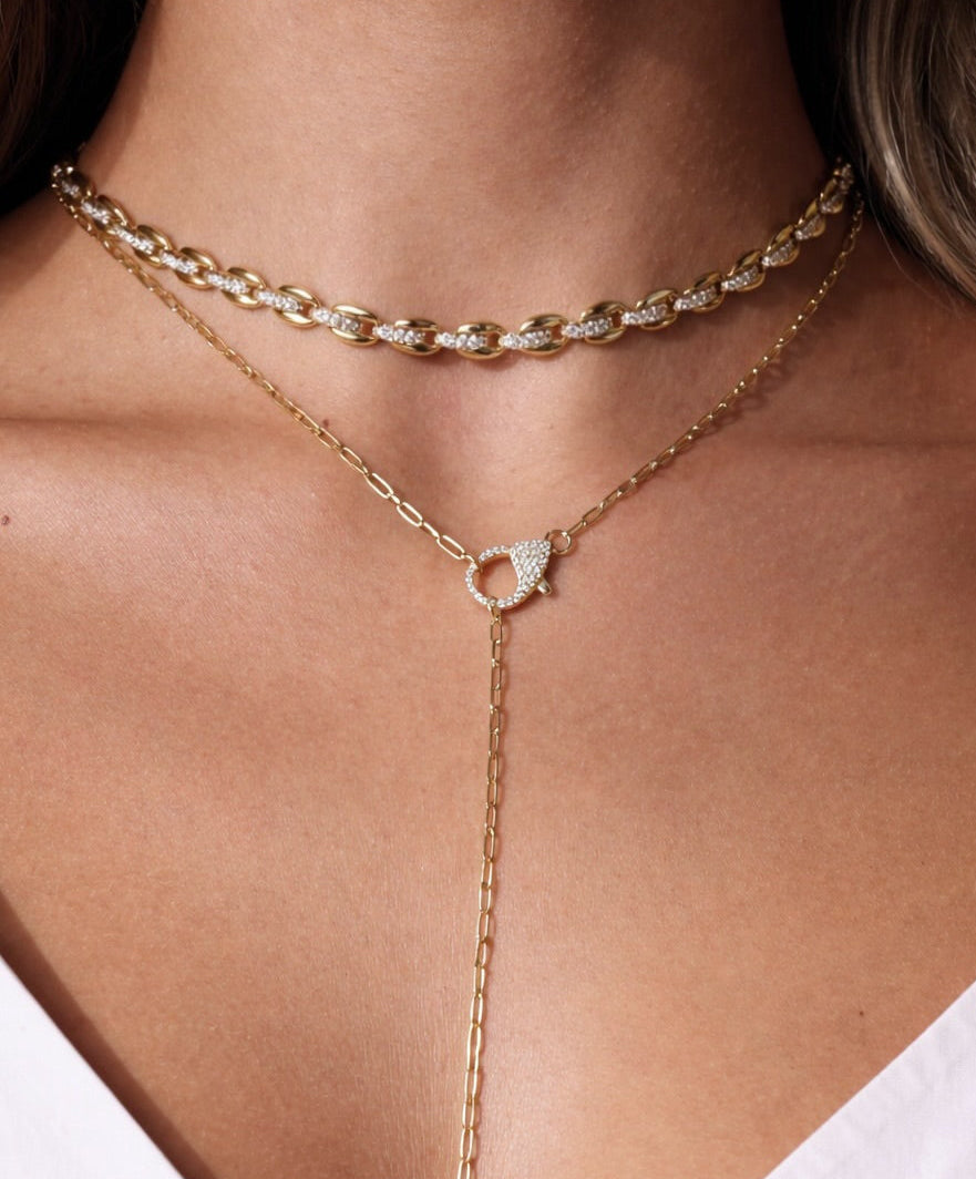 YOURS lariat necklace