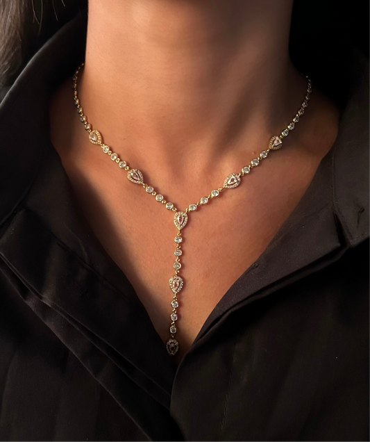 SAHARA lariat necklace