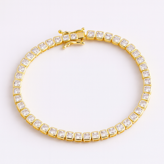 SQUARE tennis bracelet