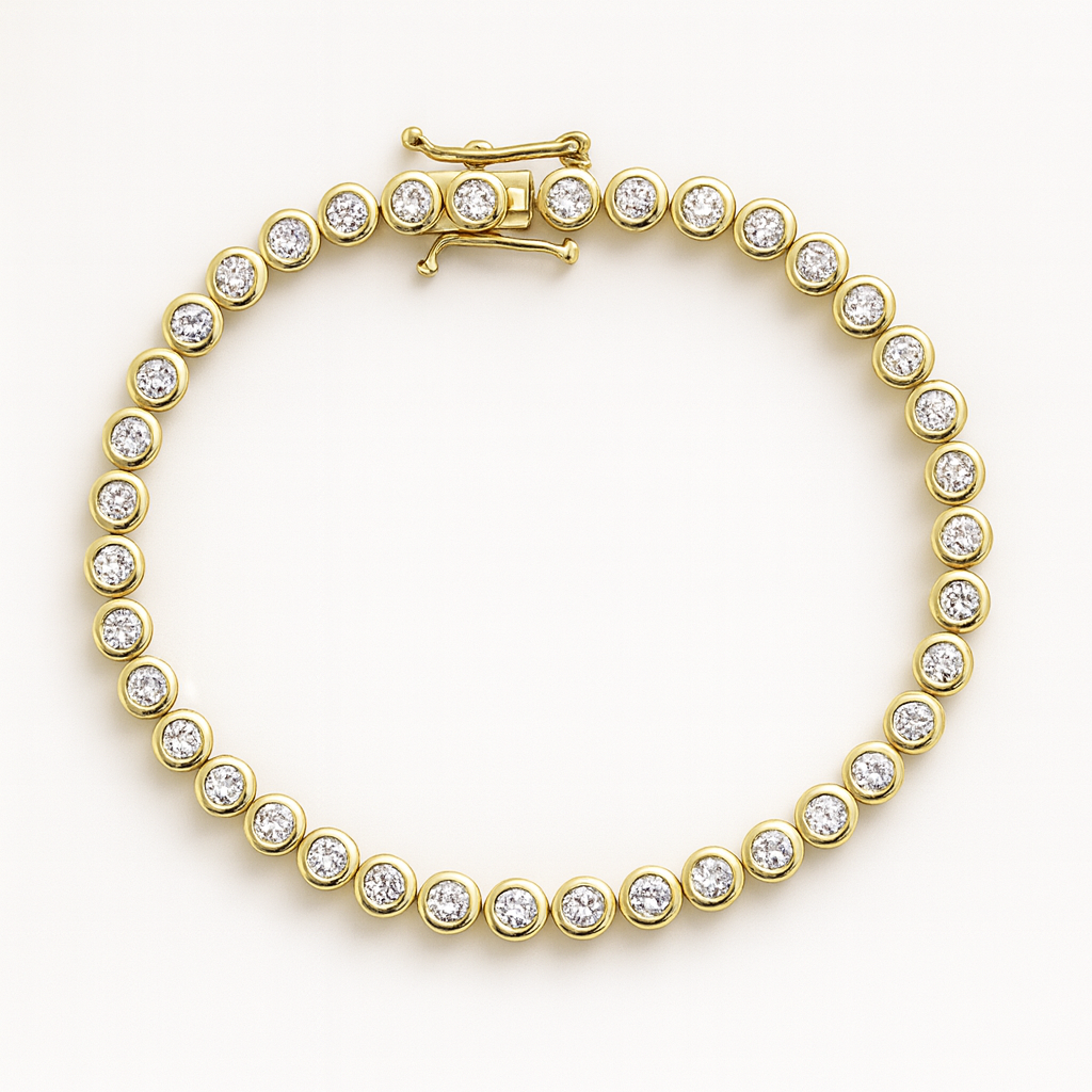 ROUND tennis bracelet