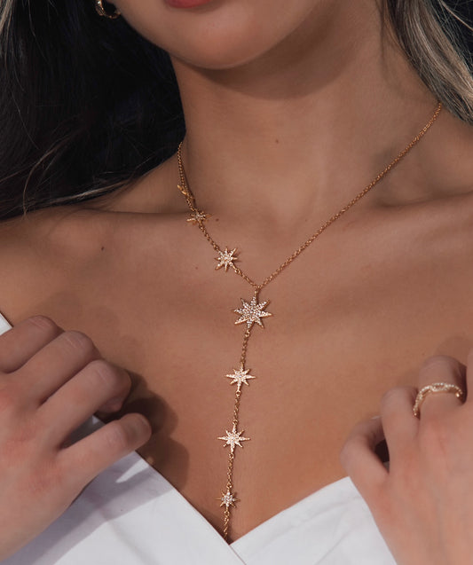 LUNA lariat necklace