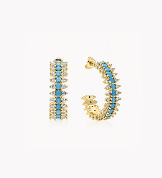 AZUR hoop earrings
