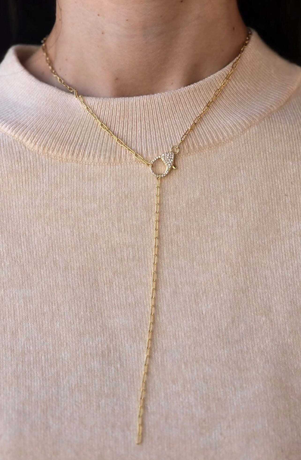 YOURS lariat necklace