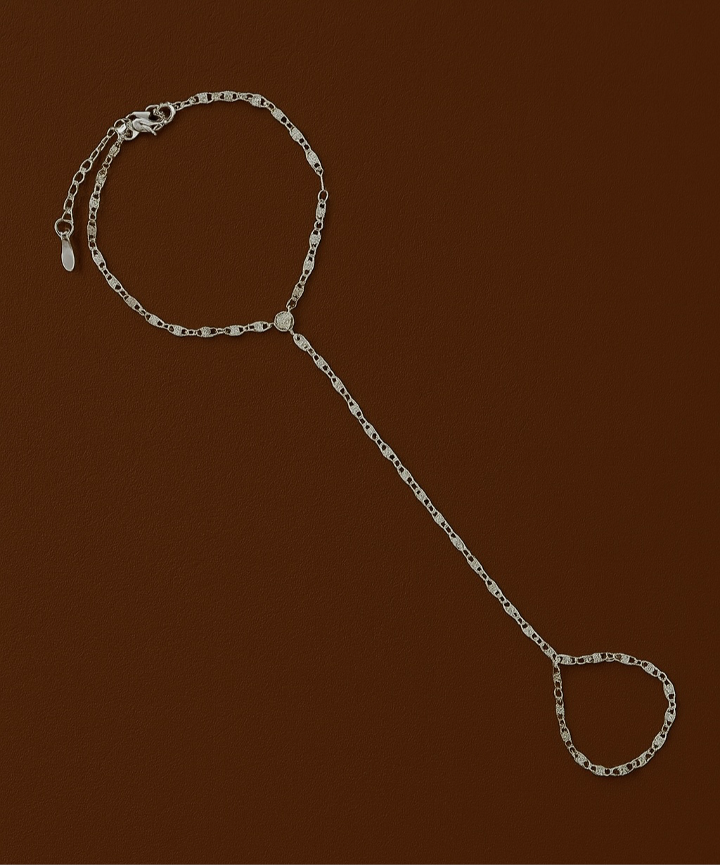 LINKS hand chain in silver