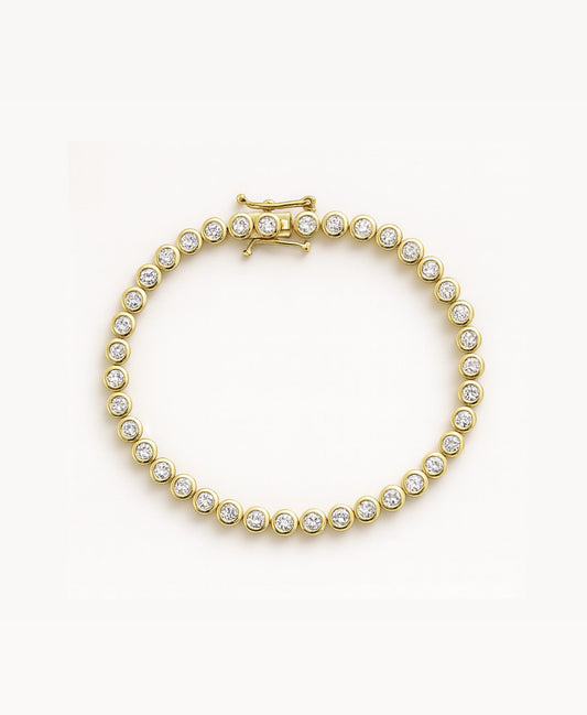 ROUND tennis bracelet