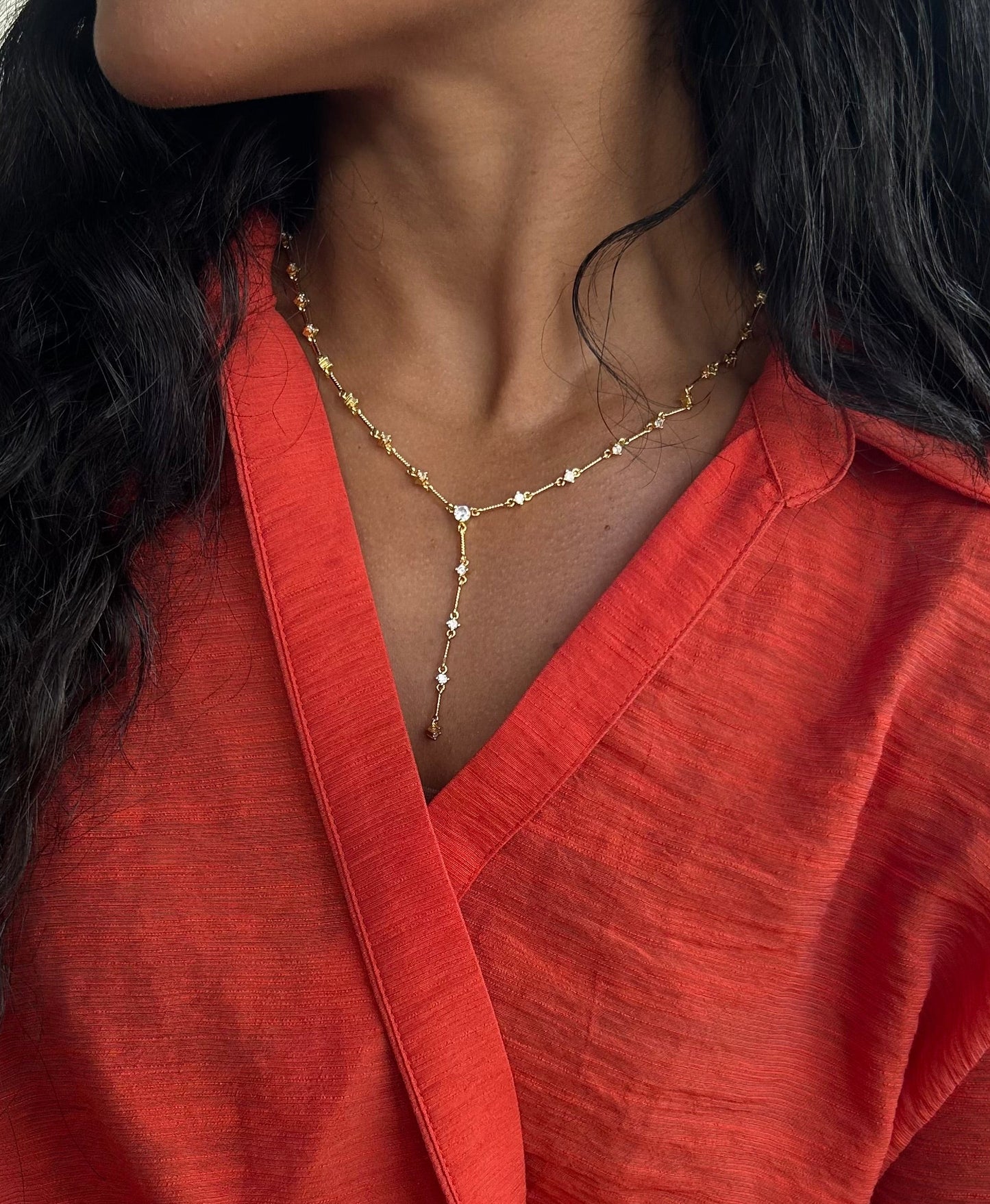 ICON lariat necklace