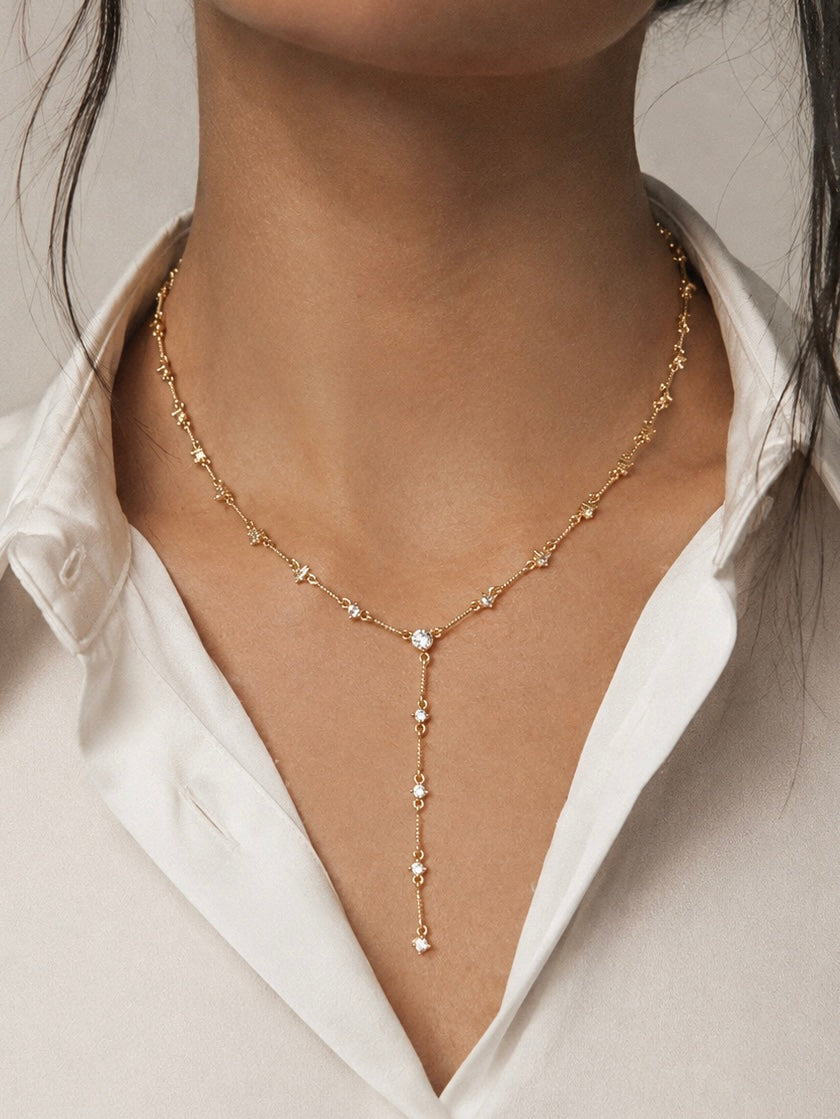 ICON lariat necklace