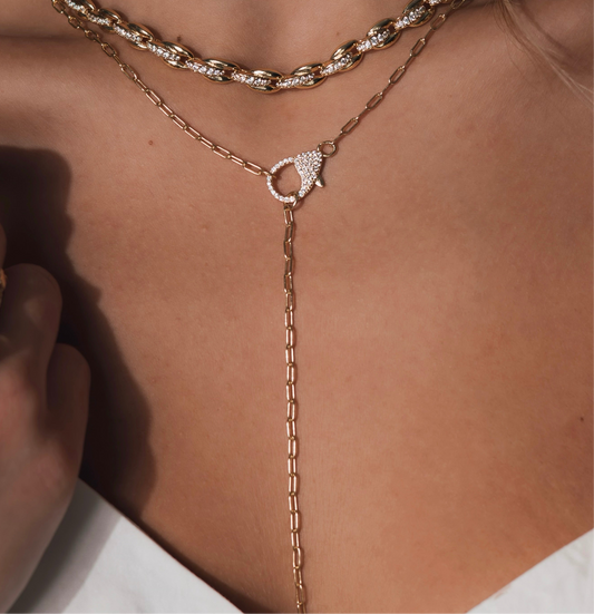 YOURS lariat necklace