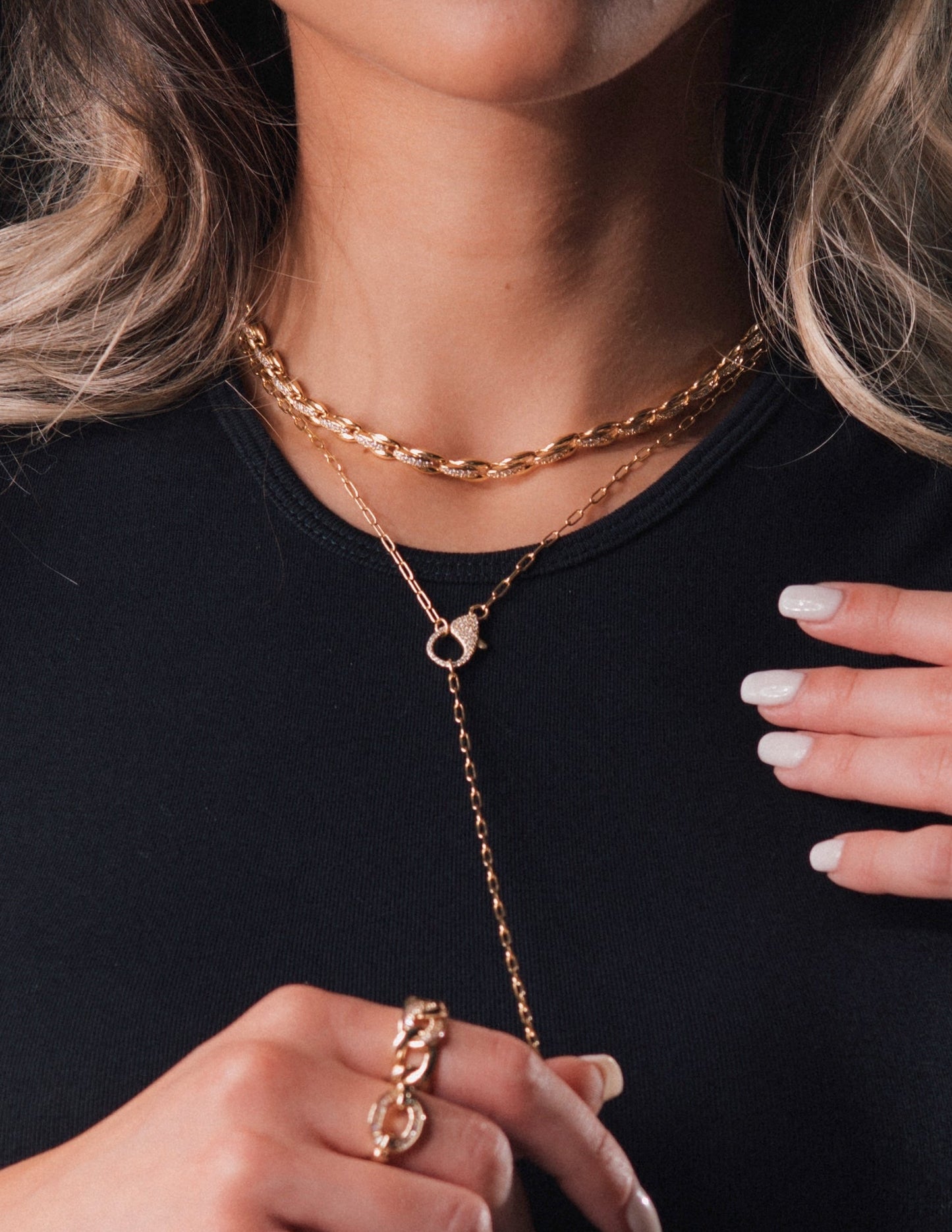 YOURS lariat necklace